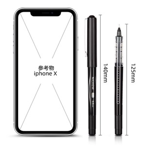 Deli Nichow S656 Q1 <b>Roller</b> Pen 0.5Mm Black Needle Tip Quick Dry Student Office Writing Signature Pen - Product Image 3