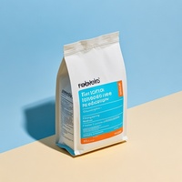 OEM Aangepaste Recyclebare Mono PE Koffiezakken met Platte Bodem Groothandel Leverancier Ecologisch Verantwoorde Staande Pouch Zakken met Klep Gravure Druk
