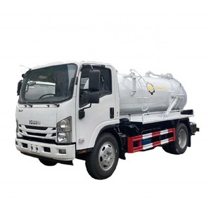 1suzu 4X2 6000L Vacuum Sewage <b>Suction</b> Truck | Septic Fecal Tank Cleaning Truck - Product Image 4
