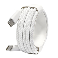 Câble de données USB-C tressé en nylon à charge rapide PD 100W de 2M Shenzhen Lvxiangyuan pour iPhone 15 16 17 Pro Max