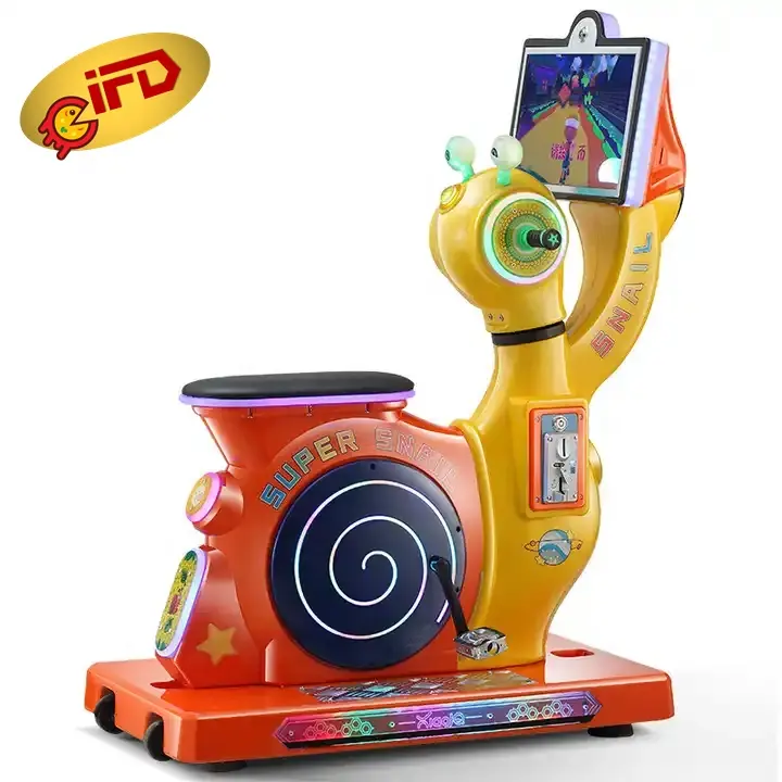 IFD çocuk bisikleti eğlence küçük çocuk arabası hız bisiklet sikke işletilen kapalı Arcade Video çocuklar oyun makinesi