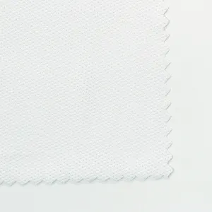 Jiaxing-tela de malla elástica para ropa deportiva, tejido blanco 95% poliéster 5% Spandex