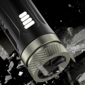XHP360 ไฟฉายพลังงานสูงพร้อมพอร์ต USB C จอแสดงผลเอาต์พุตการชาร์จอย่างรวดเร็ว เลเซอร์สีขาว ไฟฉาย LED ระยะไกล แบตเตอรี่แบบชาร์จไฟได้ - Product Image 1