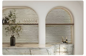 Panel de Piedra Flexible WP-9002 MCM, Panel de Piedra de Línea Gruesa, Ranura Vertical 3D, Revestimiento de Pared Flexible para Interiores y Exteriores - Product Image 6