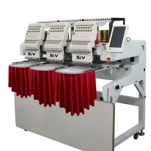 Multi Head 3 Heads Embroidery Machine Wholesale Embroidery Machine Computerized Embroidery Machine For T-shirt