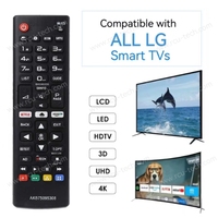Control Remoto RCU AKB75095307 para Televisor LED Inteligente LG AKB74475401 AKB73975701 AGF76631042 LF5900 UF7350 Serie LCD