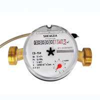 Compteur d'eau monophasé à jet sec 13mm-20mm