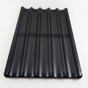 Moule à pain baguette poêle à baguette perforée antiadhésive 5 pains moule à pain pour la cuisson du pain français pour la maison boulanger plateau à baguette - Product Image 1