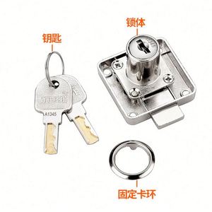 Extended Slant Bolt Furniture <b>Locks</b> for Desk Double Door <b>Cabinet</b> Counter <b>Lock</b> Office Drawer & Storage Bedroom Gym Key - Product Image 1