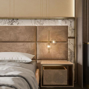 Sang Trọng Cao Ý Nữ Hoàng Kích Thước Vua Kích Thước Thiết Lập Hiện Đại Kingsize Đôi Thiết Kế Đồ Nội Thất Vua Khung Gỗ Thiết Kế Nhung Giường - Product Image 6