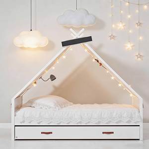 Cama de madera maciza para dormitorio infantil, cama de suelo Montessori para niños - Product Image 3