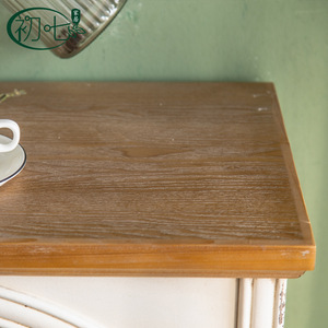 French Style Living Room Cabinet <b>With</b> <b>Glass</b> Doors 900mm High Storage <b>Sideboard</b> For Dishes And Tea Display - Product Image 4