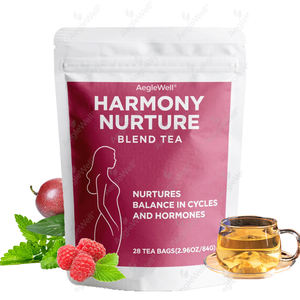 Aeglewell organik harmoni Nurture Blend Tea wanita kesehatan <span class=keywords><strong>Herbal</strong></span> teh untuk hormon & keseimbangan menstruasi - Product Image 1