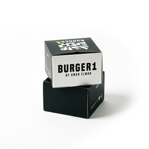 Caja de Papel Desechable para Comida Rápida con Logotipo de Marca Impreso a Medida, Caja de Cartón Autoarmable de Grado Alimenticio para Hamburguesas - Product Image 3