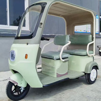 Tricycle électrique chinois NLX 2025, 3 places, carrosserie ouverte, frein à tambour avant, pour adultes, 501-800W, 48V, 30Km/h, certifié CE, catégorie 25