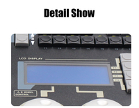 Console d'éclairage de scène professionnelle Net.Do 1024S DMX 512 avec interface MIDI USB et écran LCD pour l'éclairage