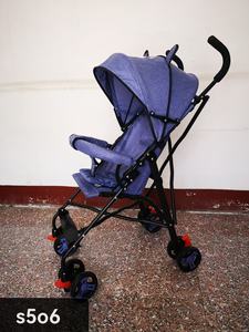 Hebeiサプライヤー調節可能なキャノピーベビーカー超軽量小型折りたたみ式子供屋外ベビーカーブレーキホイール付き - Product Image 3