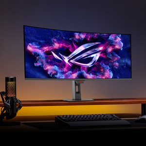 Moniteur de jeu incurvé 34 pouces 1800R Curvature ROG STRIX OLED XG34WCDG 3440x1440 175Hz 21:<span class=keywords><strong>9</strong></span> <span class=keywords><strong>99</strong></span>% DCI-P3 <span class=keywords><strong>0</strong></span>.03ms Type-C PD 15W - Product Image 1
