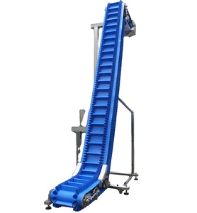 Nemen Weg Riem Pu/Pp Materiaal Transportband Met Grote Hoek Hopper Tilt Verticale Makkelijk Schoon Aangepast Met Schroef Voedsel groente - Product Image 2