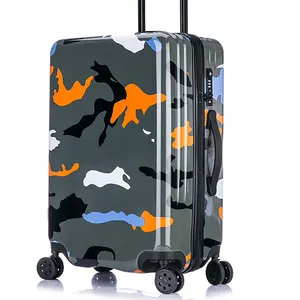 PC luggage handle waterproof nylon luggage colorful suitable for boy factory directly export