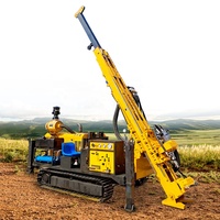Foreuse géotechnique sur chenilles pour l'exploration minière et l'échantillonnage de roche NQ, avec moteur diesel turbocompressé et pompe, portée maximale 650m