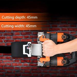 5200W Professionnel Sans Poussière Mur Chaser 10500rpm Laser Guide 42mm Groove Taille Électrique Béton Cutter Recâblage Électricité - Product Image 2