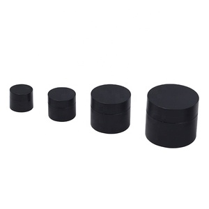 In Stock White Black Blue Pink Round <b>Empty</b> High Quality Frosted Cream <b>Jar</b> for Skin Care - Product Image 1