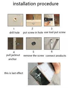 ネジ付きインサートナットリベットナットブラインドジャックナットネジ付きリベットナットインサートファスナースチール亜鉛M4 M5 M6 M8 - Product Image 6