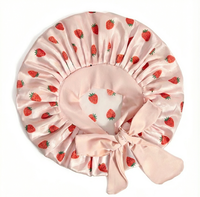 Bonnet en Soie de Mûrier 100% Personnalisé avec LOGO, 16/19/22 Momme, Imprimé Sérigraphié, pour Femme Adulte, Quatre Saisons, Certifié OEKO-TEX, Emballage Personnalisé en Soie