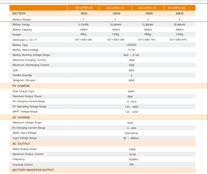 Все в одном аккумуляторе 10KWH 15KWH 20KWH Гибридный инвертор Neata батарея домашняя система хранения батарей - Product Image 5