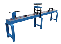 Plateforme de redressage à rouleaux en acier au carbone avec axe en fonte, dispositif de redressage et de façonnage d'axe optique, longueur 3 mètres