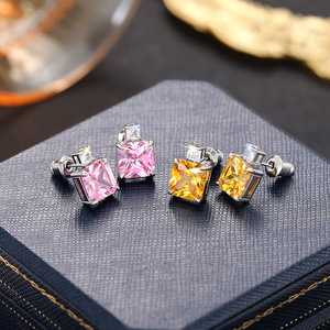 Set di collana e orecchini con bottiglia di profumo per donna, design a fiore di ghiaccio, elegante regalo di gioielleria alla moda - Product Image 3