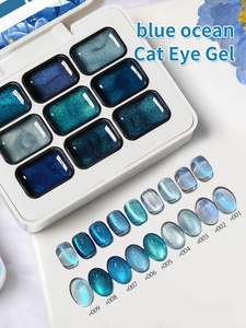 Gel semi-solide 9 couleurs à effet estompé, haute saturation, pour manucure en salon - Product Image 5