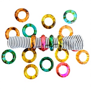 Anillo de Servilleta Clásico de Resina Plateada Personalizado al por Mayor para Fiestas a Precio Económico desde India - Product Image 4