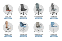Chaise de bureau ergonomique pivotante en maille avec roulettes en nylon confortables et appui-tête réglable pour mobilier commercial – Direct Usine