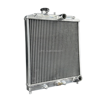 Radiateurs entièrement en aluminium pour Honda Civic Ek / Del Sol 1992-2001, plaque de refroidissement universelle, pièce automobile, radiateur de voiture Honda