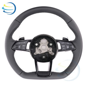 Volante in Pelle Riscaldato di Qualità OEM per <span class=keywords><strong>Audi</strong></span> A3 A4L A5 A6L A7 Q2L Q3 Q5 Q5L Q7 <span class=keywords><strong>TT</strong></span>/TTS Coupé Roadster con Leve del Cambio - Product Image 2