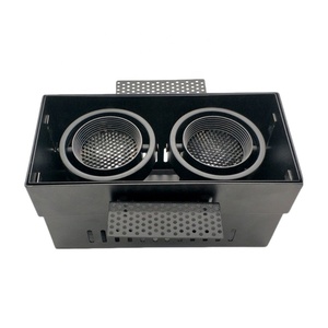 OEM Nhà cung cấp LED tuyến tính lưới tản nhiệt ánh sáng Downlight đèn gián tiếp 2x7W 2x10W GU10 thay thế lưới tản nhiệt Downlight đèn lịch thi đấu - Product Image 6