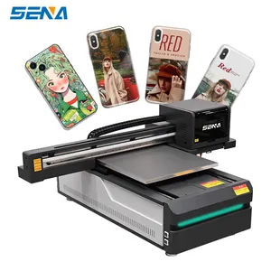 Mesin cetak digital format besar efisiensi tinggi printer flatbed UV dengan kepala cetak Epson i3200 presisi tinggi