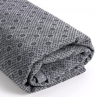 Tissu de support final personnalisé en gros, tissu antidérapant pour tapis, tissu de support secondaire en polyester à pois