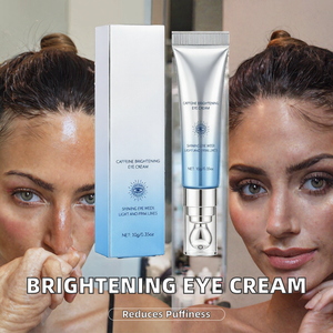 Crème Contour des Yeux Éclaircissante à la Caféine Marque Blanche Anti-Âge Hydratante et Anti-Poches pour Cernes - Product Image 2