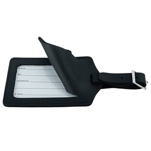 Etiqueta de Equipaje de PU con Porta Tarjetas de 20 Pulgadas, Accesorio de Viaje de Lujo Personalizado - Product Image 2
