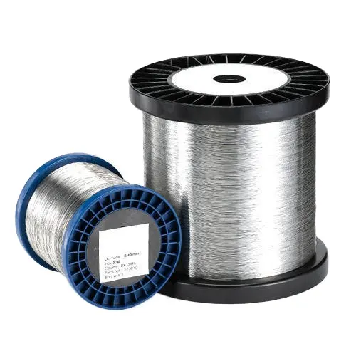 Filo di acciaio inossidabile Ultra fine diametro 0.05 MM SS304/316/304L/316L per filatura resistente al taglio