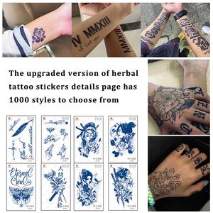 ملصقات الوشم شبه الدائمة الجديدة لعام 2022 من جوس هيرب، مقاومة للماء والعرق، يمكن صنعها بالرسم - Product Image 2