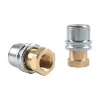 1/4 "Npt Bspt femelle fermé verrouillage tuyau serrure sur Valve filetage Air pneu mandrin voiture pneu laiton Air mandrin outils pneumatiques