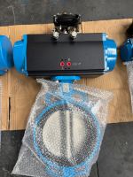Válvula de Mariposa Neumática de Doble Acción DN200 con Interruptor de Límite APL210N, Apariencia Elegante