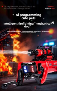 <span class=keywords><strong>Robot</strong></span> <span class=keywords><strong>chien</strong></span> de sauvetage électrique intelligent à commande vocale avec pulvérisation d'eau, jouet RC <span class=keywords><strong>interactif</strong></span> programmable éducatif pour les 8-14 ans - Product Image 2