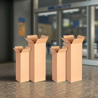 Boîte d'emballage en carton ondulé DTF de haute qualité à bas prix, 24x4x4 pouces, pour appareil photo, ordinateur et téléphone portable