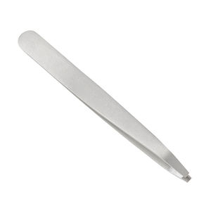 Pinzas para Cejas de Acero Inoxidable de la Mejor Calidad con Punta Inclinada para Mujer, Duraderas y Reutilizables, Color y Logotipo Personalizables para Uso Estético - Product Image 4