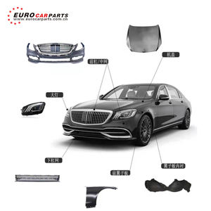 Kit adapté aux phares de voiture classe S W221 à W222, pare-choc avant et arrière en plastique, 2012 — 2020 - Product Image 1
